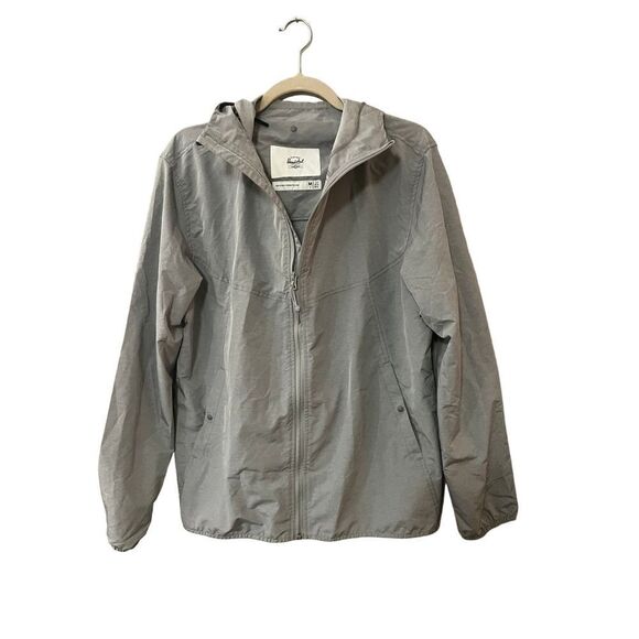 Herschel Grey Voyage Wind Breaker Sz. M - Picture 13 of 13